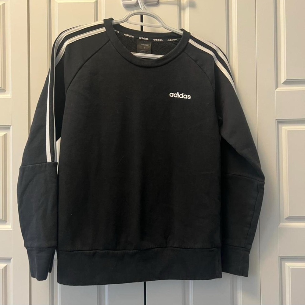 Adidas Originals Black Crewneck Sweatshirt – XS